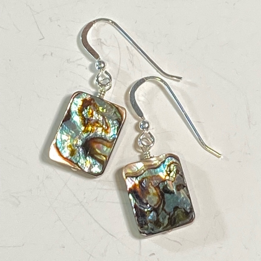 SJC Abalone & .925 Sterling Silver Earrings